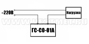 Работа с коммутируемой нагрузкой (для модификации ГС-СО-01А)