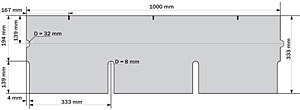 Схема битумной черепицы Tab
