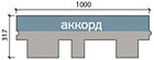 Форма нарезки Аккорд