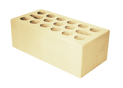 Облицовочный пустотелый, М-150, 120x250x88, белый
