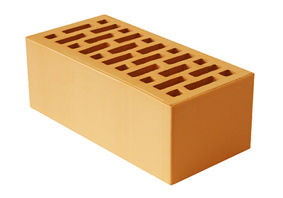 Облицовочный пустотелый, М-150, 120x250x88, белый