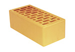 Облицовочный пустотелый, М-150, 120x250x88, желтый