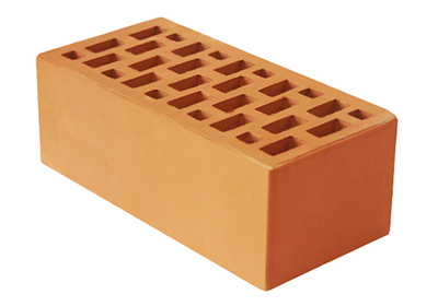 Облицовочный пустотелый, М-150, 120x250x88, персик
