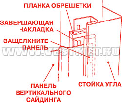 Установка вертикального сайдинга Миттен