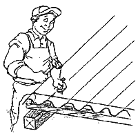 Монтаж битумных волнистых листов Ондулин