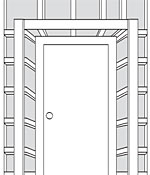 Установка обрамлений окон и дверей