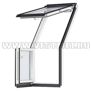 Мансардное окно-терраса VELUX GEL