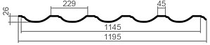 Металлочерепица Garda - схема