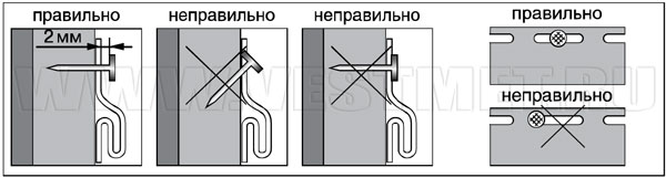 Крепление панелей сайдинга Файнбир