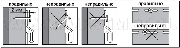 Крепление панелей сайдинга Файнбир