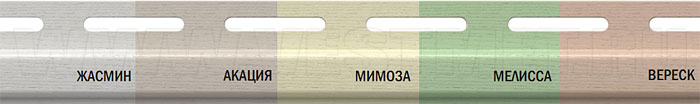Цветовая гамма сайдинга ТЕХНОНИКОЛЬ