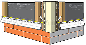 Монтаж наружного угла Технониколь