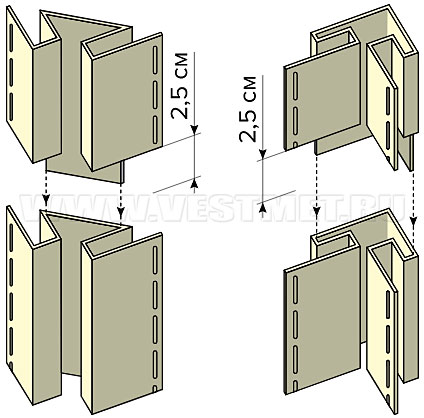 Углы для монтажа сайдинга Технониколь
