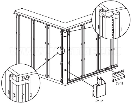 Установка дополнительного металлического листа для монтажа углов