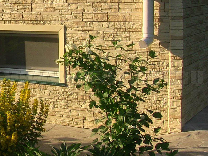 Фото 3 - дом с отделкой фасадными панелями Docke-R Edel, цвет Берилл
