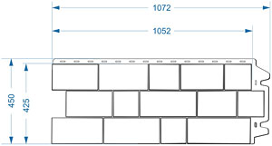 Размеры панели Fels