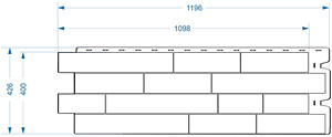 Размеры панели Stein