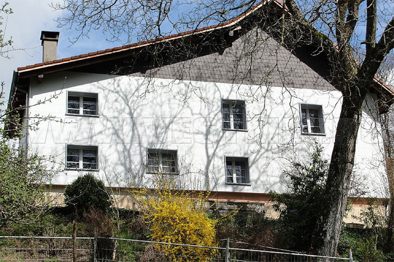 Фото 2 - фасад с отделкой панелями Цирер, Штукатурный фасад, цвет Белый